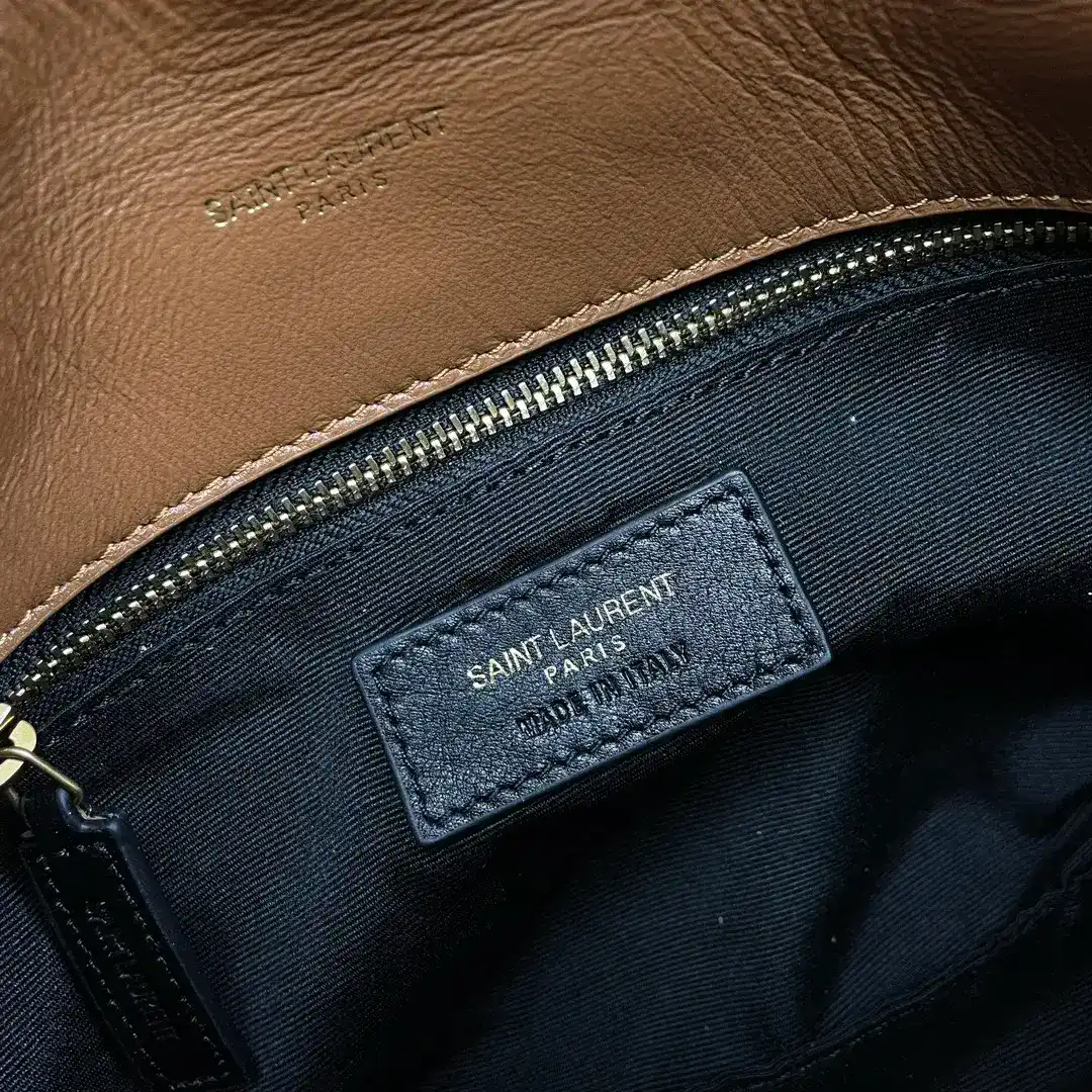Saint Laurent Brown Quilted Leather Shoulder Bag product photo from LabelPicks