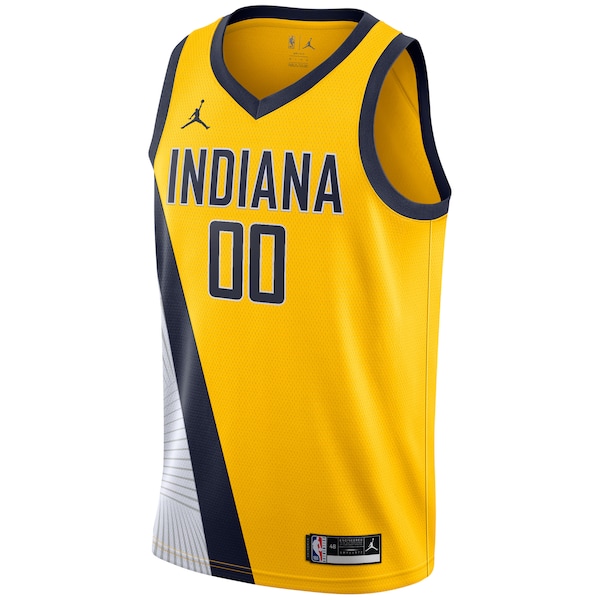 Indiana Pacers Jordan Brand Swingman Custom Jersey - Statement Edition - Gold