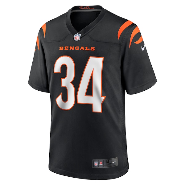 Khalil Herbert Cincinnati Bengals Nike  Game Jersey -  Black