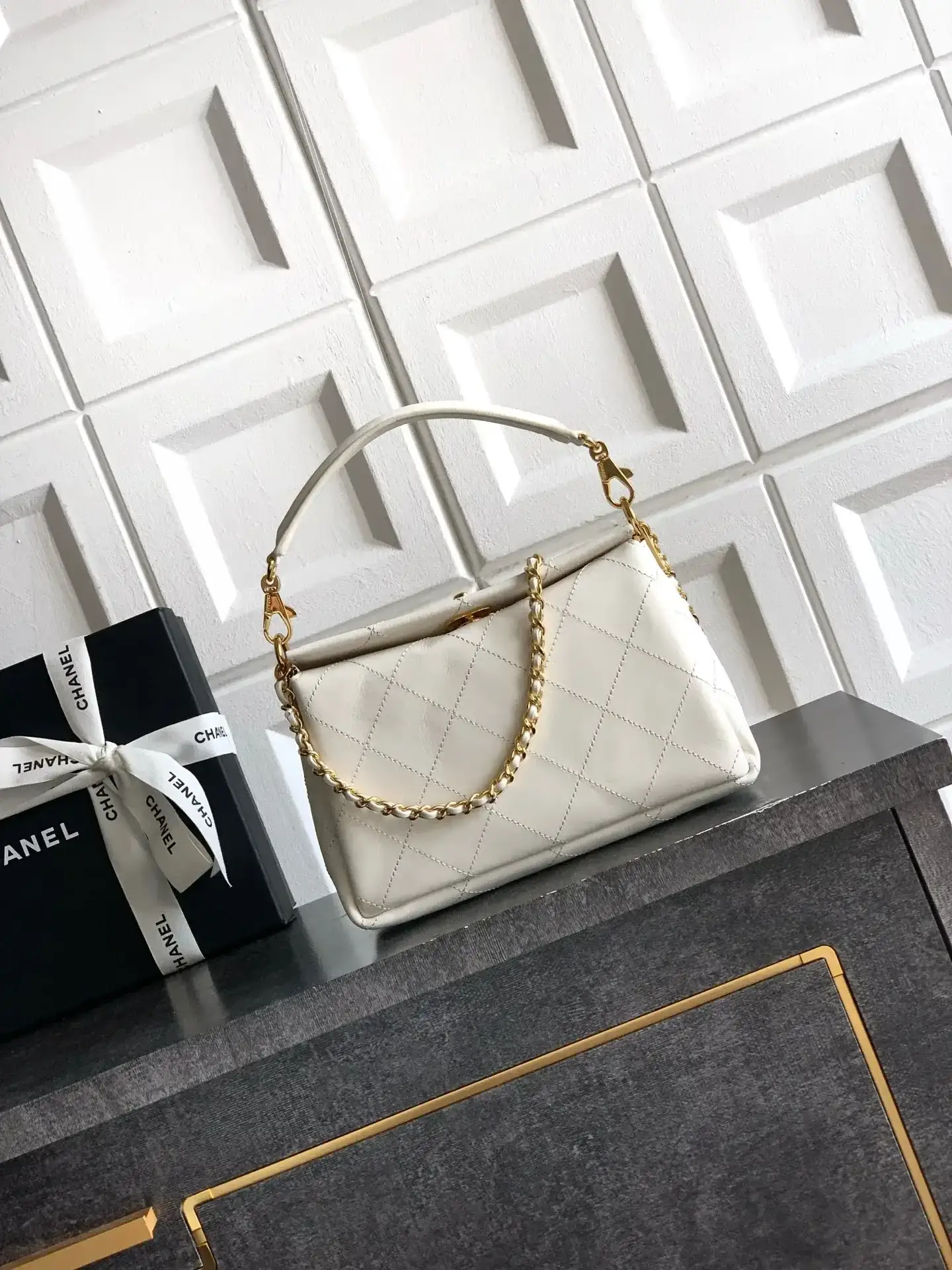 Chanel Quilted Leather Hobo Bag product photo from LabelPicks