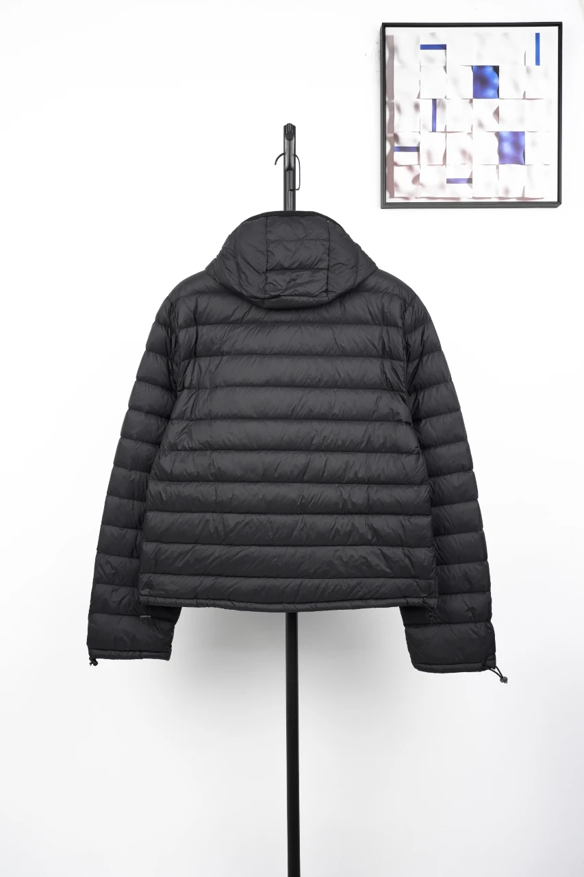 Miu Miu Black Logo Hooded Down Jacket product photo from LabelPicks