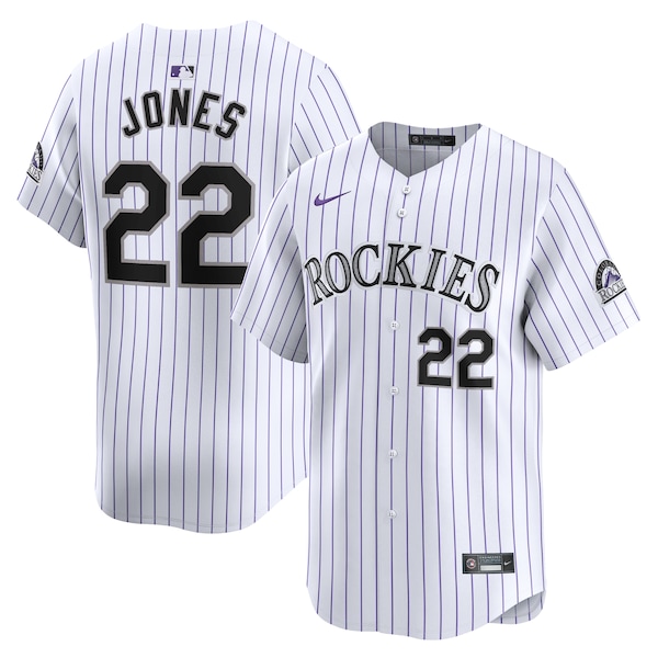 Nolan Jones Colorado Rockies Nike Home Limited Player Jersey - White