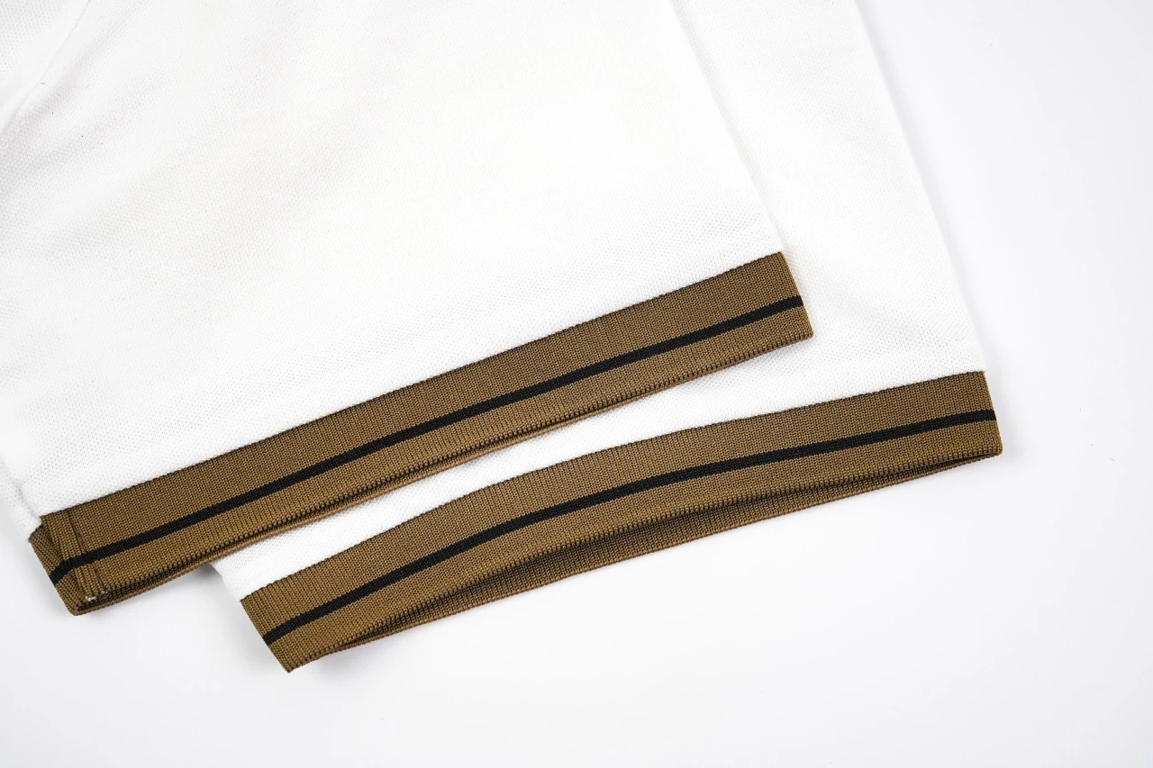 Brunello Cucinelli White Contrast-Collar Pique Polo Shirt product photo from LabelPicks