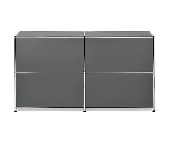 Sideboard »CN3« mit vier Klappen, grau