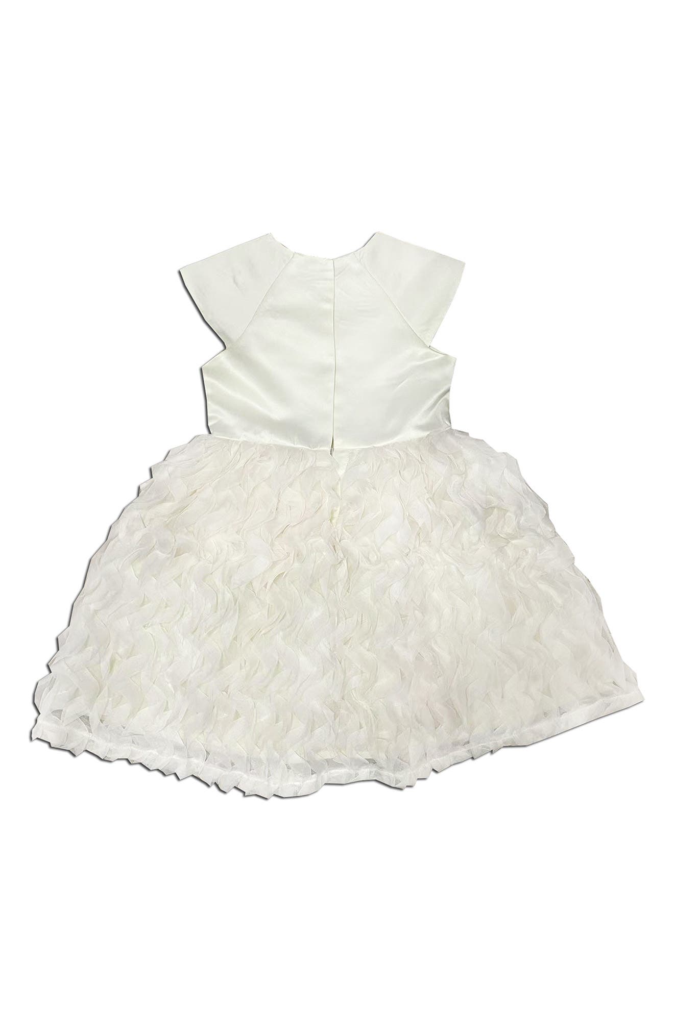 JOE-ELLA Kids' Bow Textured Dress