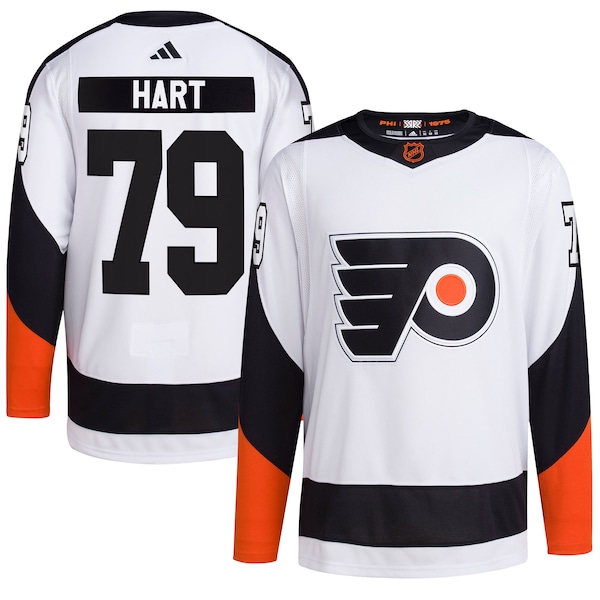 Carter Hart Philadelphia Flyers adidas Reverse Retro 2.0 Authentic Player Jersey - White