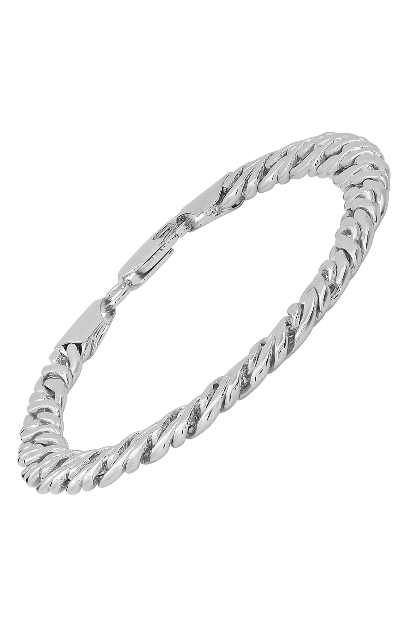 HMY JEWELRY Curb Chain Bracelet