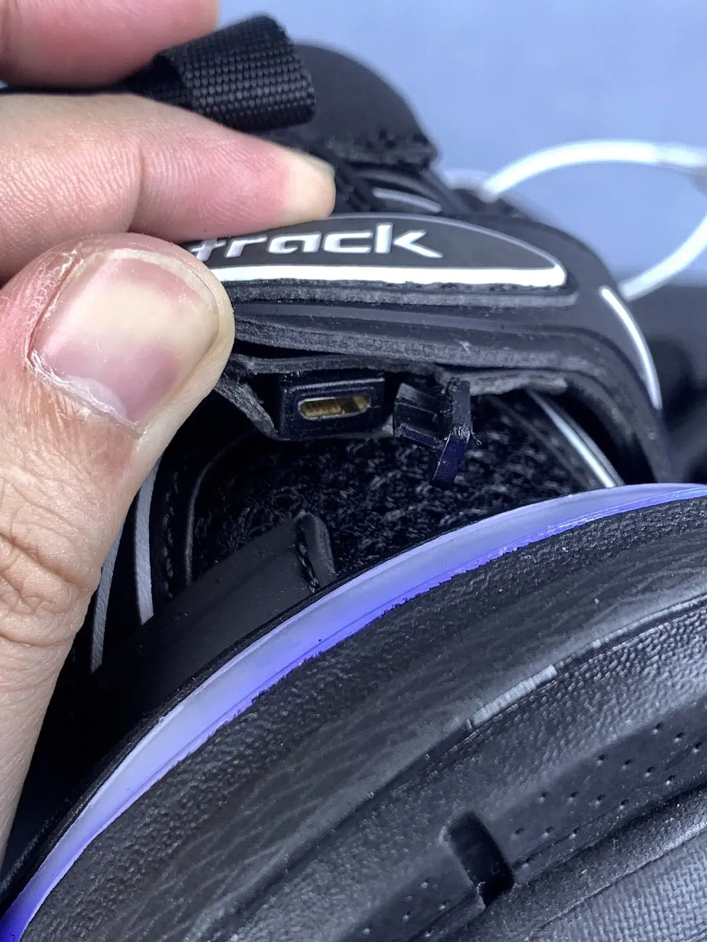 Track LED Sneaker 'Black' product photo from LabelPicks