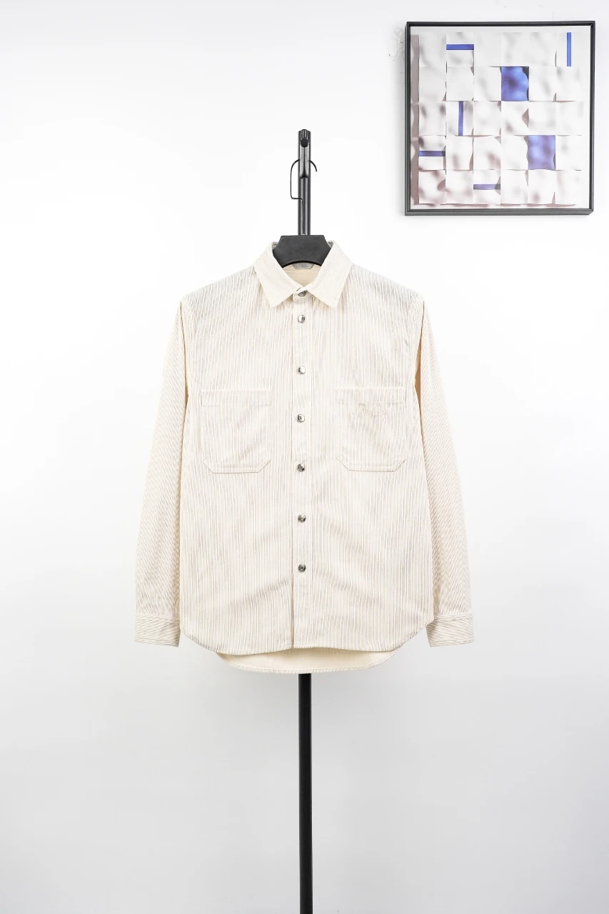 Dior Cream Corduroy Shirt Jacket product photo from LabelPicks