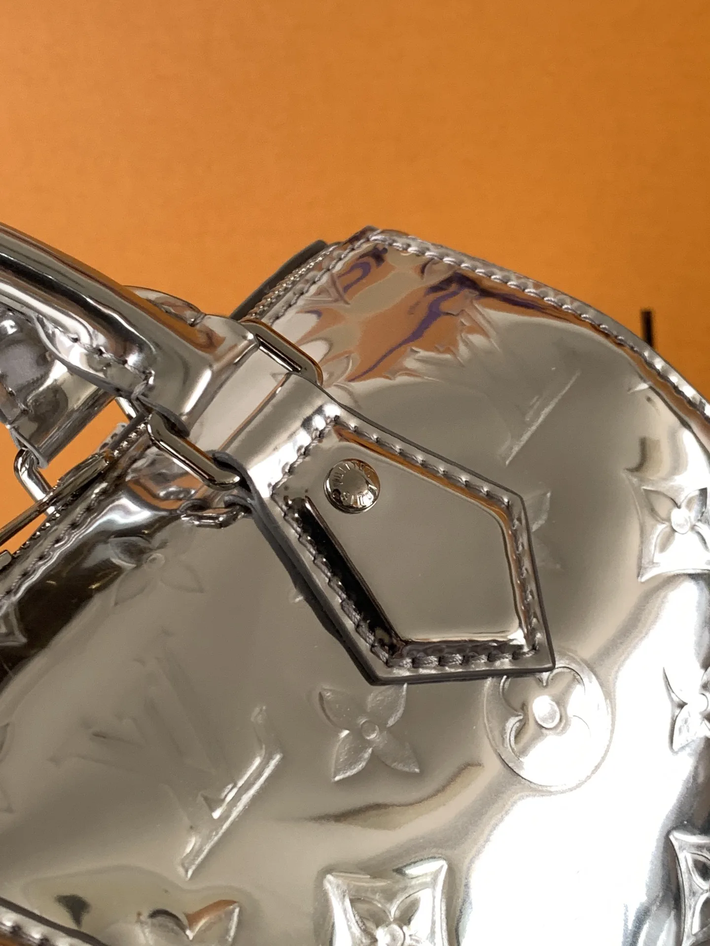Louis Vuitton Silver Speedy Monogram Canvas Top Handle Bag product photo from LabelPicks