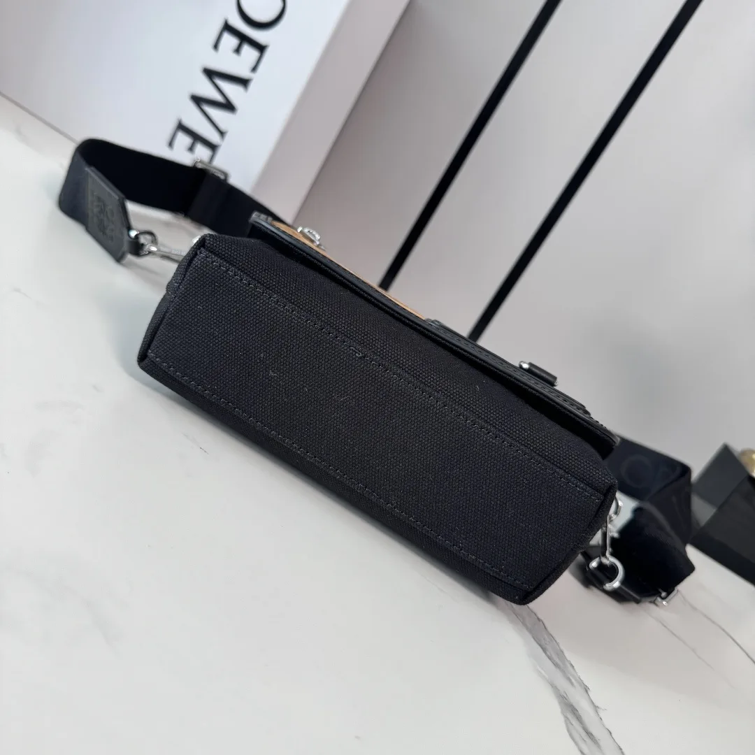 Loewe Canvas and Suede Crossbody Bag product photo from LabelPicks