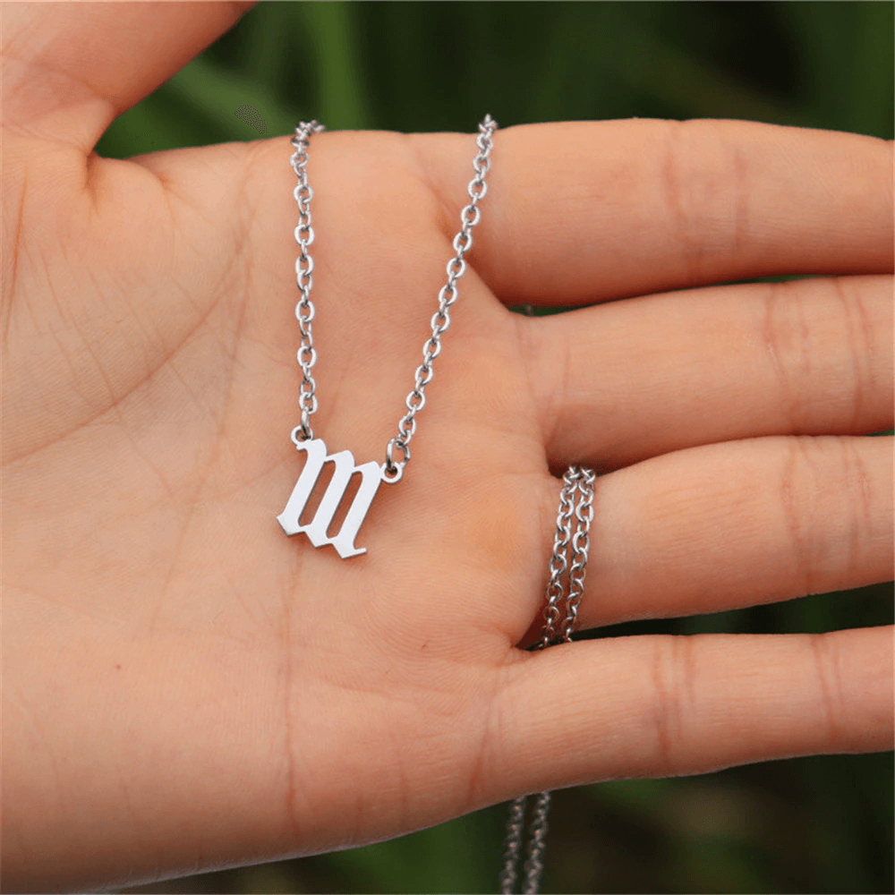 Angel Number Necklace 111-999 with 18K Gold Plated