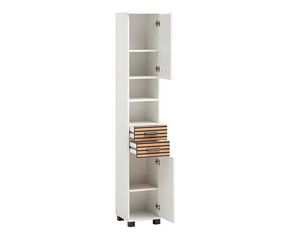 Hochschrank schmal »Katta«, matt weiß
