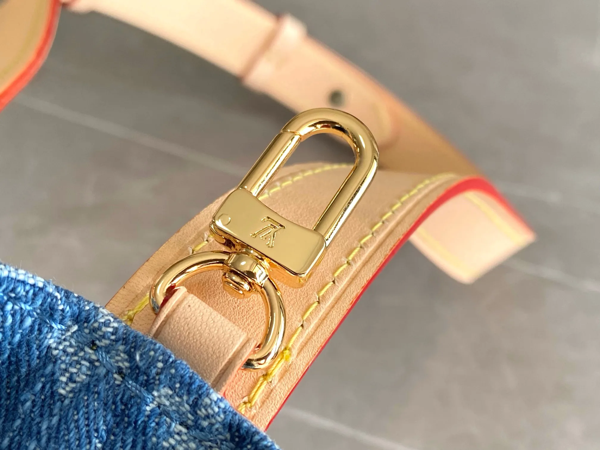 Louis Vuitton Blue Denim Bucket Bag product photo from LabelPicks