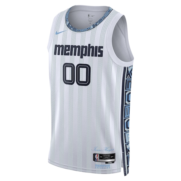 Memphis Grizzlies Nike Unisex 2025/26 City Edition Swingman Custom Jersey - White