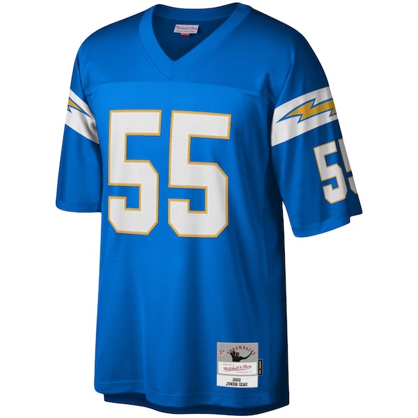 Junior Seau Los Angeles Chargers Big & Tall 2002 Retired Player Replica Jersey - Powder Blue