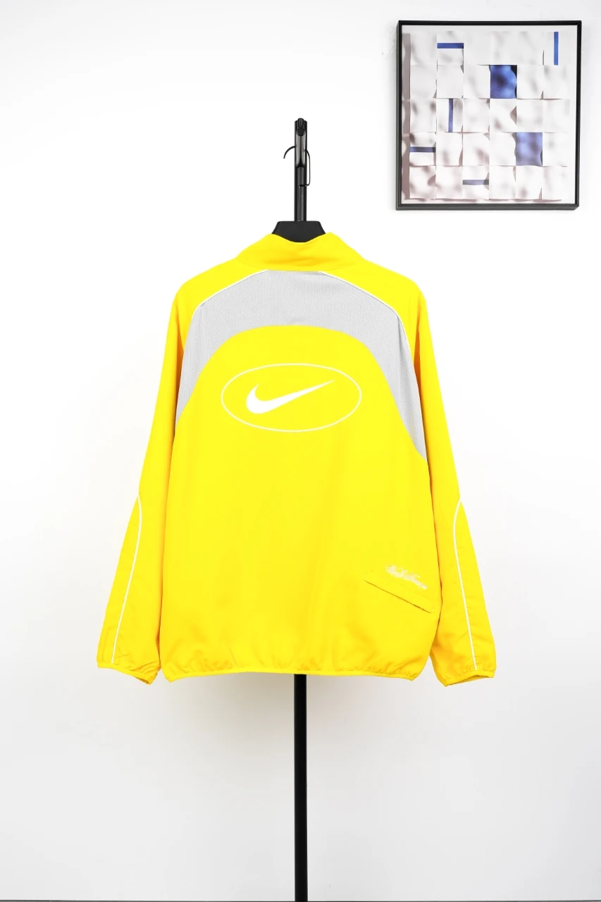 Nike Bright Yellow Swoosh Stand-Collar Track Jacket product photo from LabelPicks