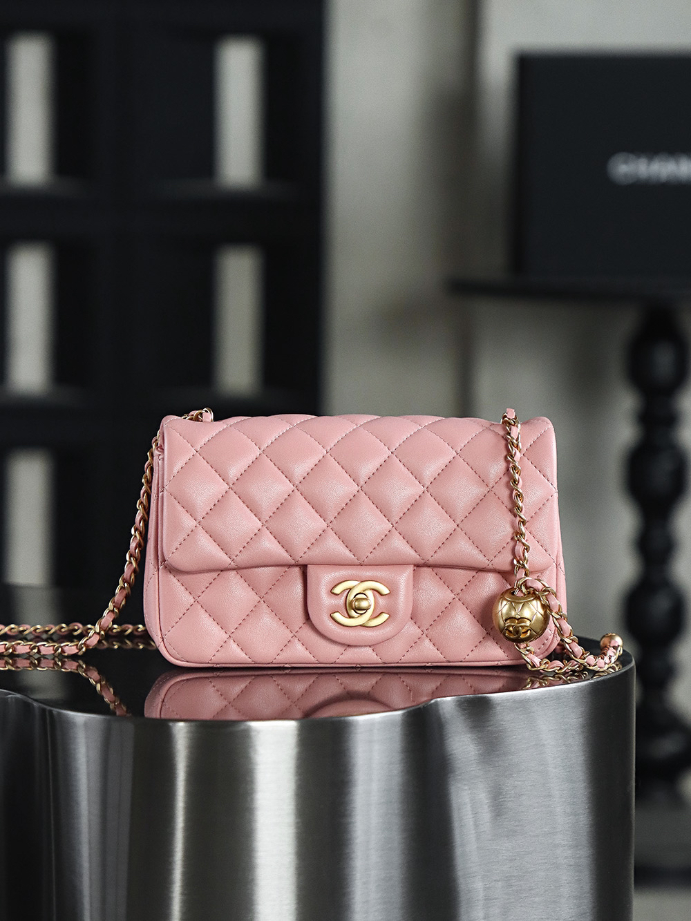 CHANEL Golden Ball Pink Large MINI