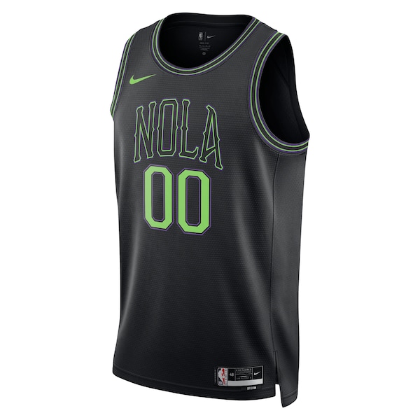 New Orleans Pelicans Nike Unisex 2025/26 City Edition Swingman Custom Jersey - Black