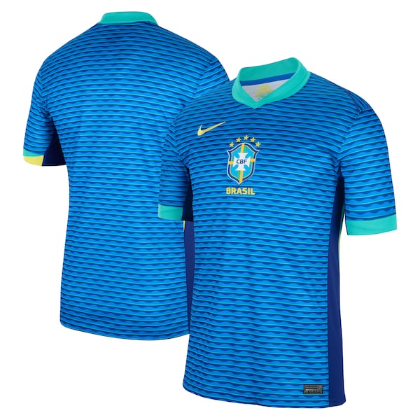 Brazil National Team Nike 2024 Away Stadium Replica Jersey – Blue