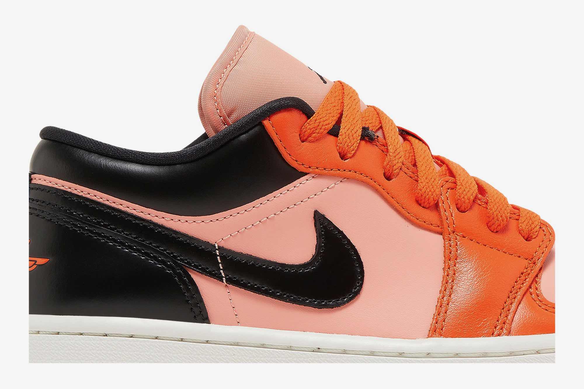 Air Jordan 1 Low SE ‘Rush Orange Black’ DM3379-600