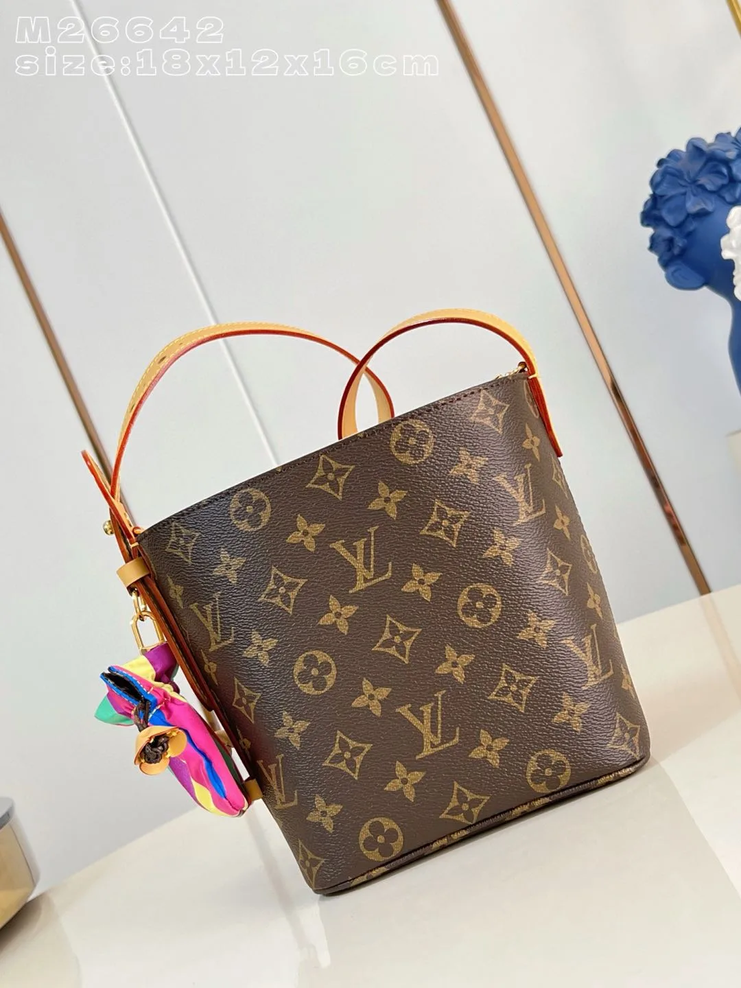 Louis Vuitton Canvas and Leather Bucket Bag product photo from LabelPicks
