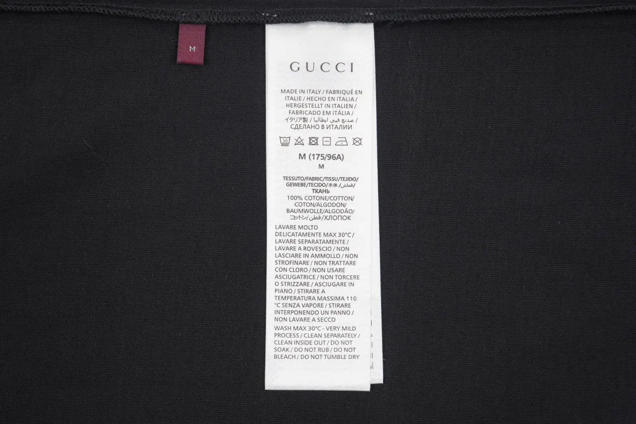GUCCI Black Red Green GG Print T-Shirt product photo from LabelPicks