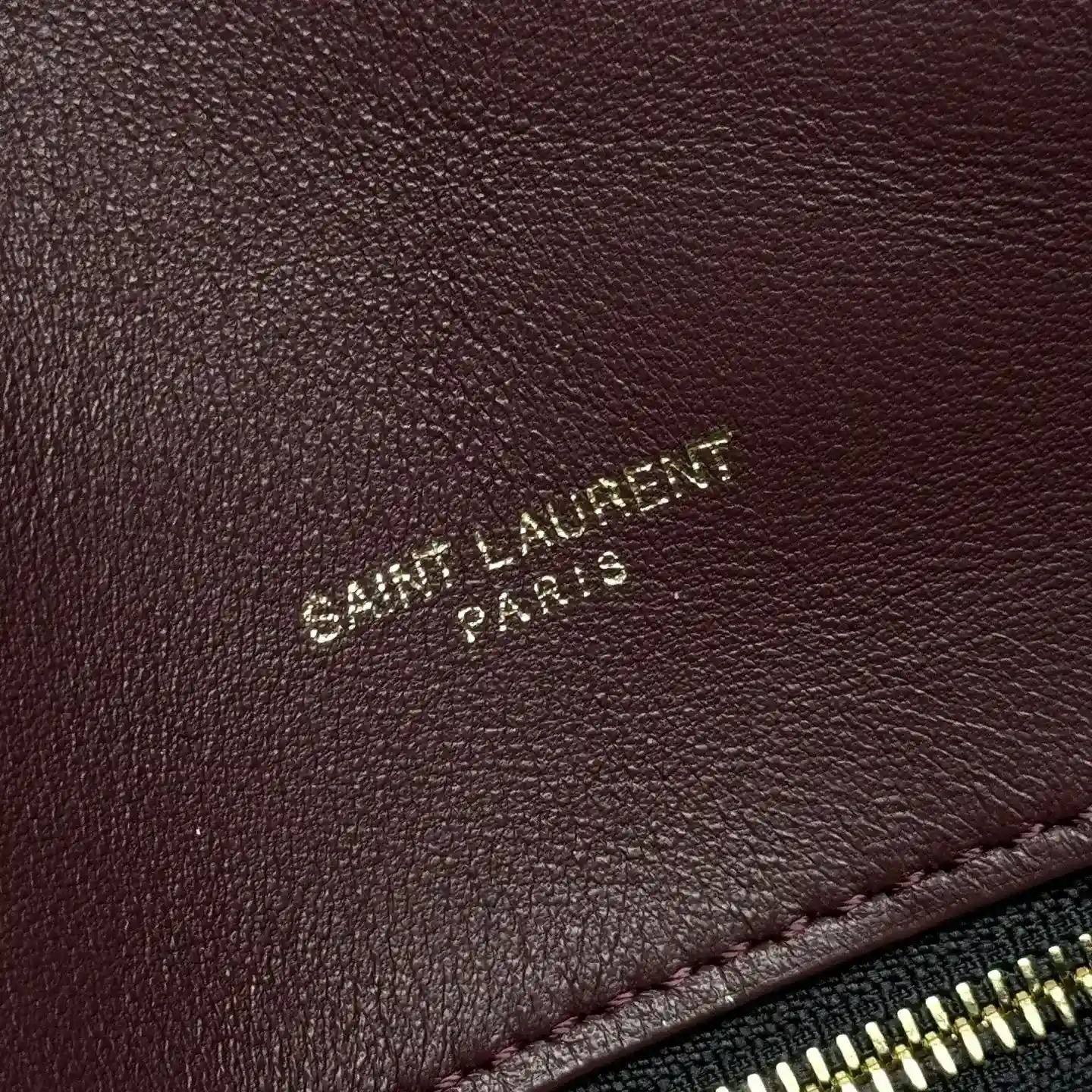 Saint Laurent Burgundy Loulou Quilted Leather Shoulder Bag product photo from LabelPicks