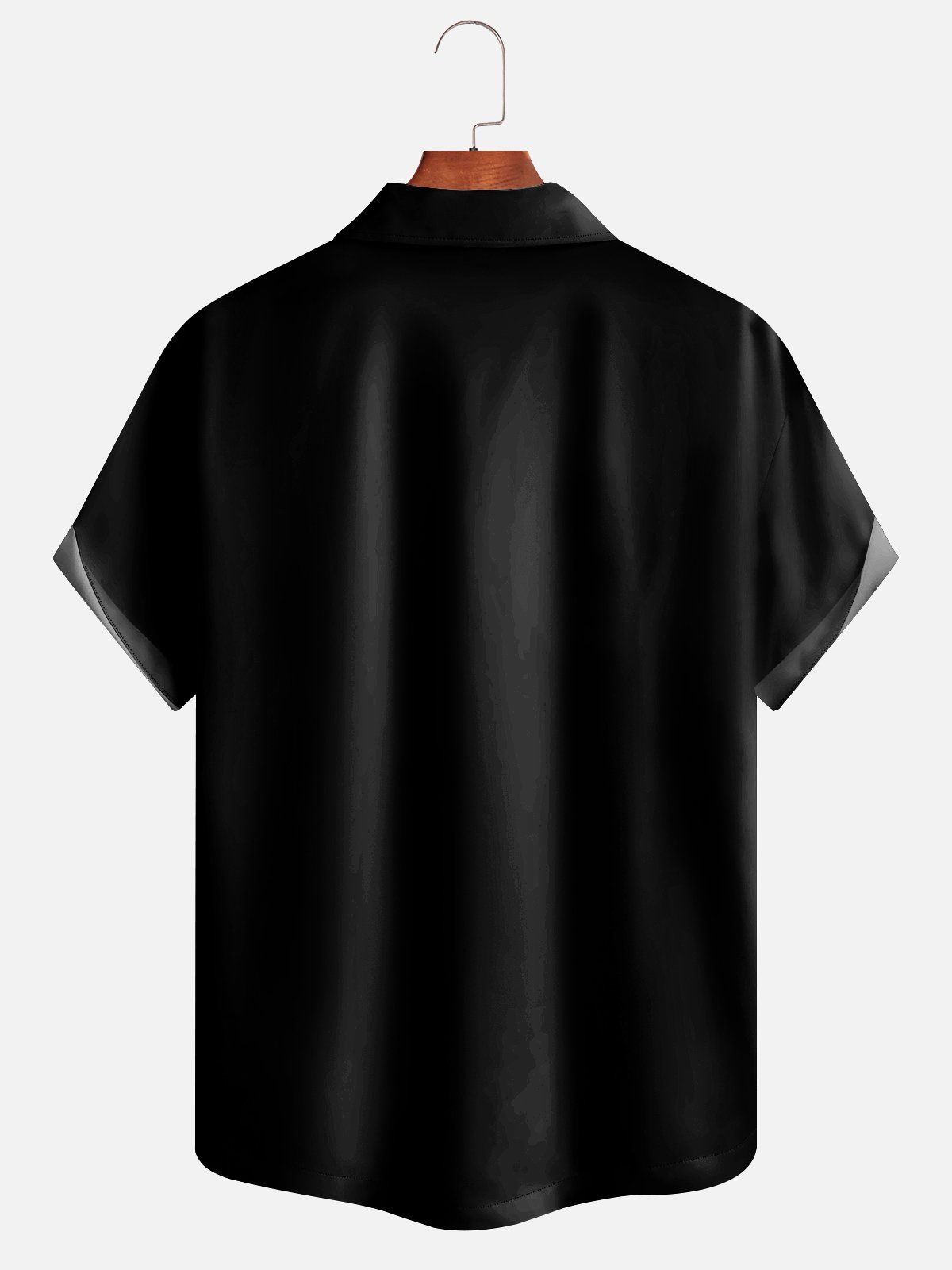 Moisture-wicking American Flag Veteran Father Bowling Shirt