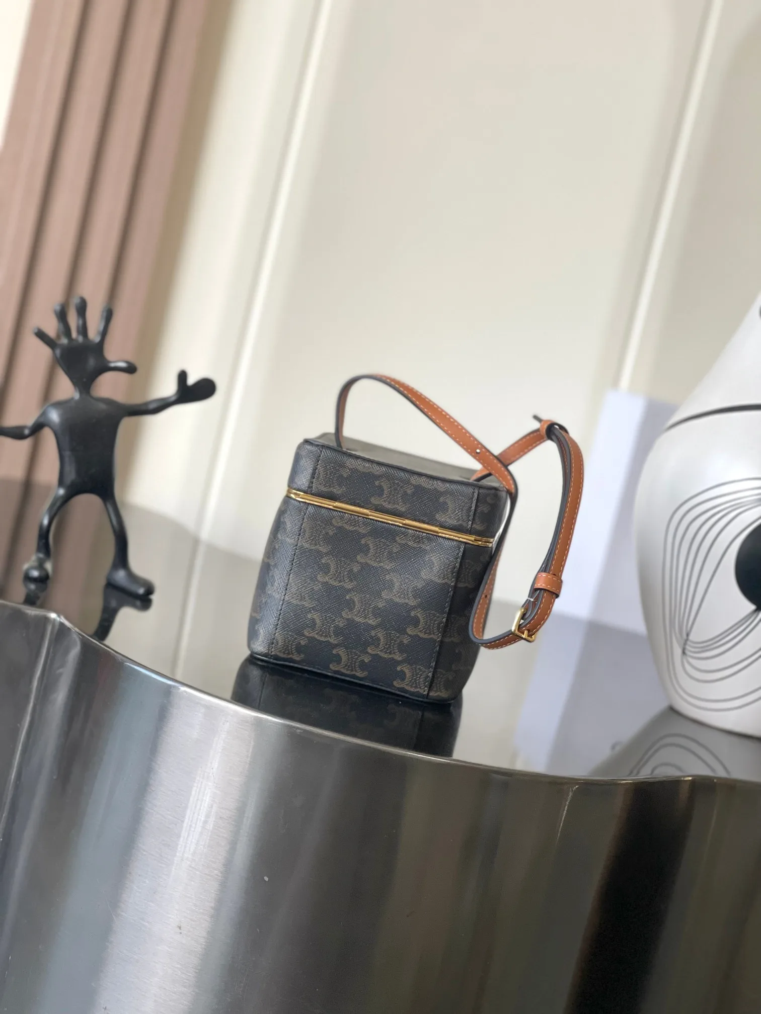 Celine Lambskin Box Top Handle Bag product photo from LabelPicks