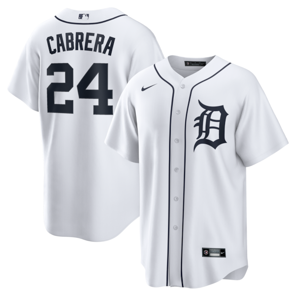 Miguel Cabrera Detroit Tigers Nike Home Retired Player Replica Jersey - White
