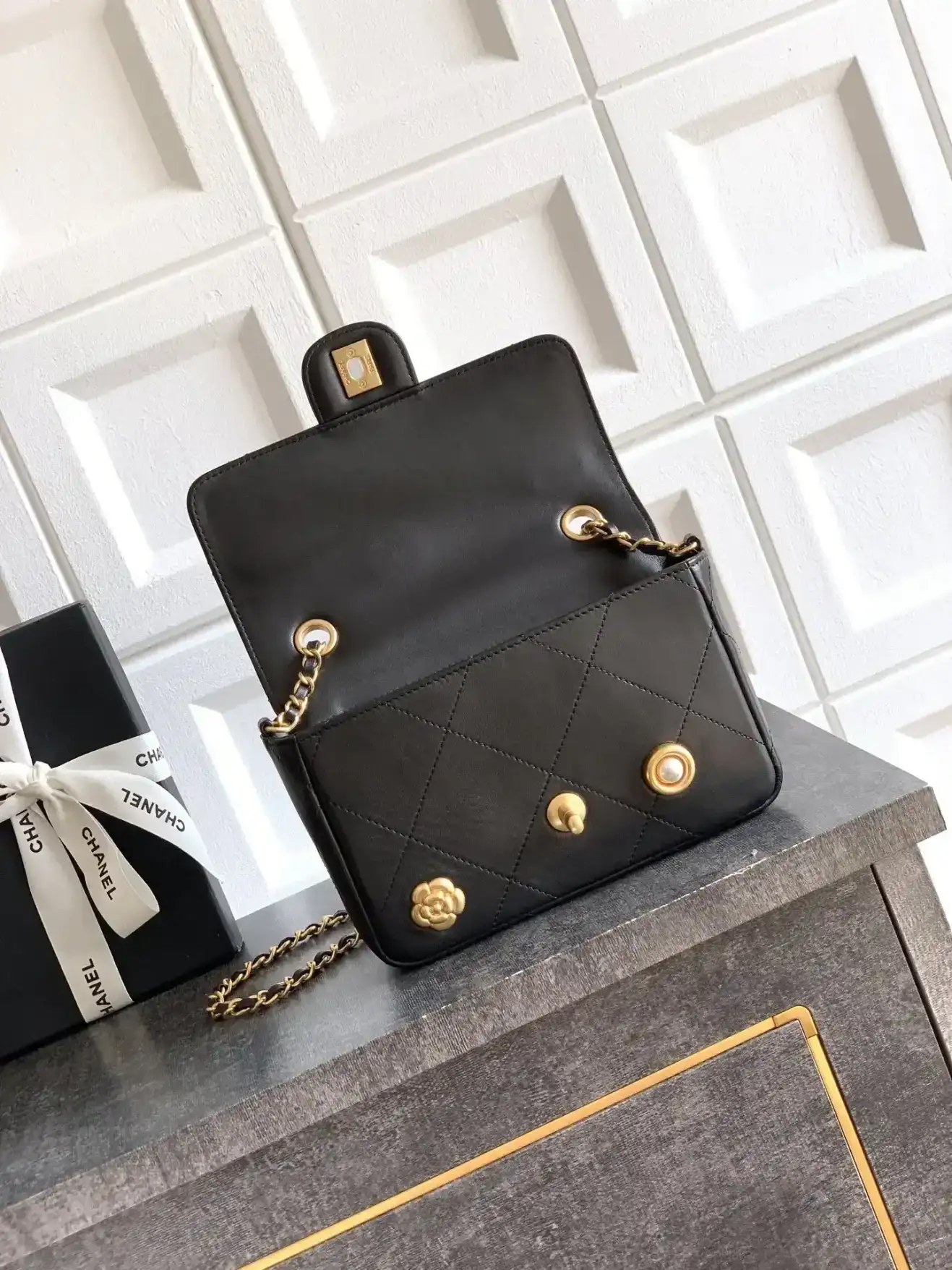 Chanel Classic Flap Black Quilted Leather Crossbody Bag product photo from LabelPicks