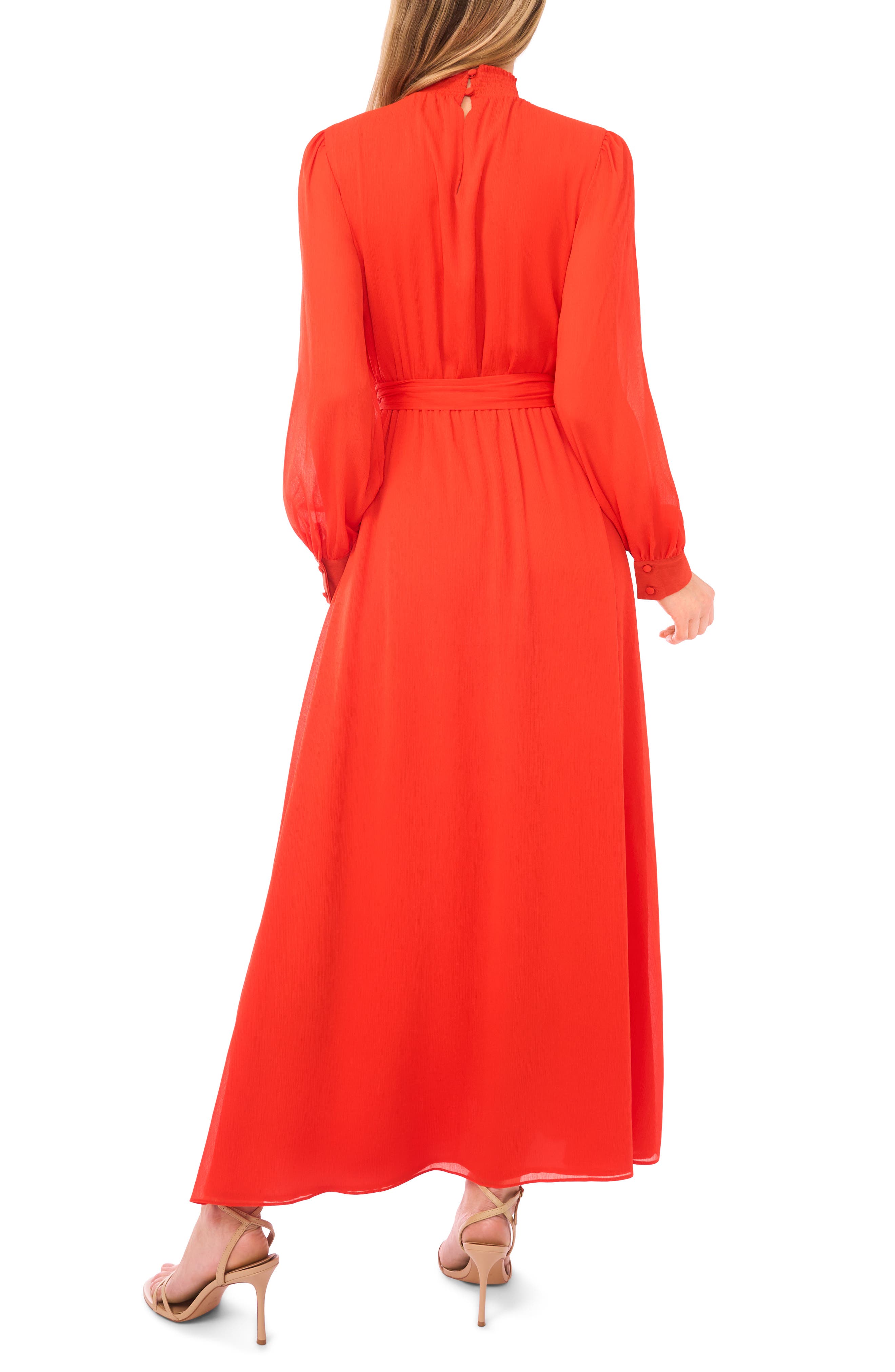 Halogen® Long Sleeve Maxi Dress