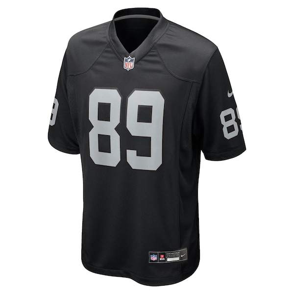 Brock Bowers Las Vegas Raiders Nike Youth Team Game Jersey - Black