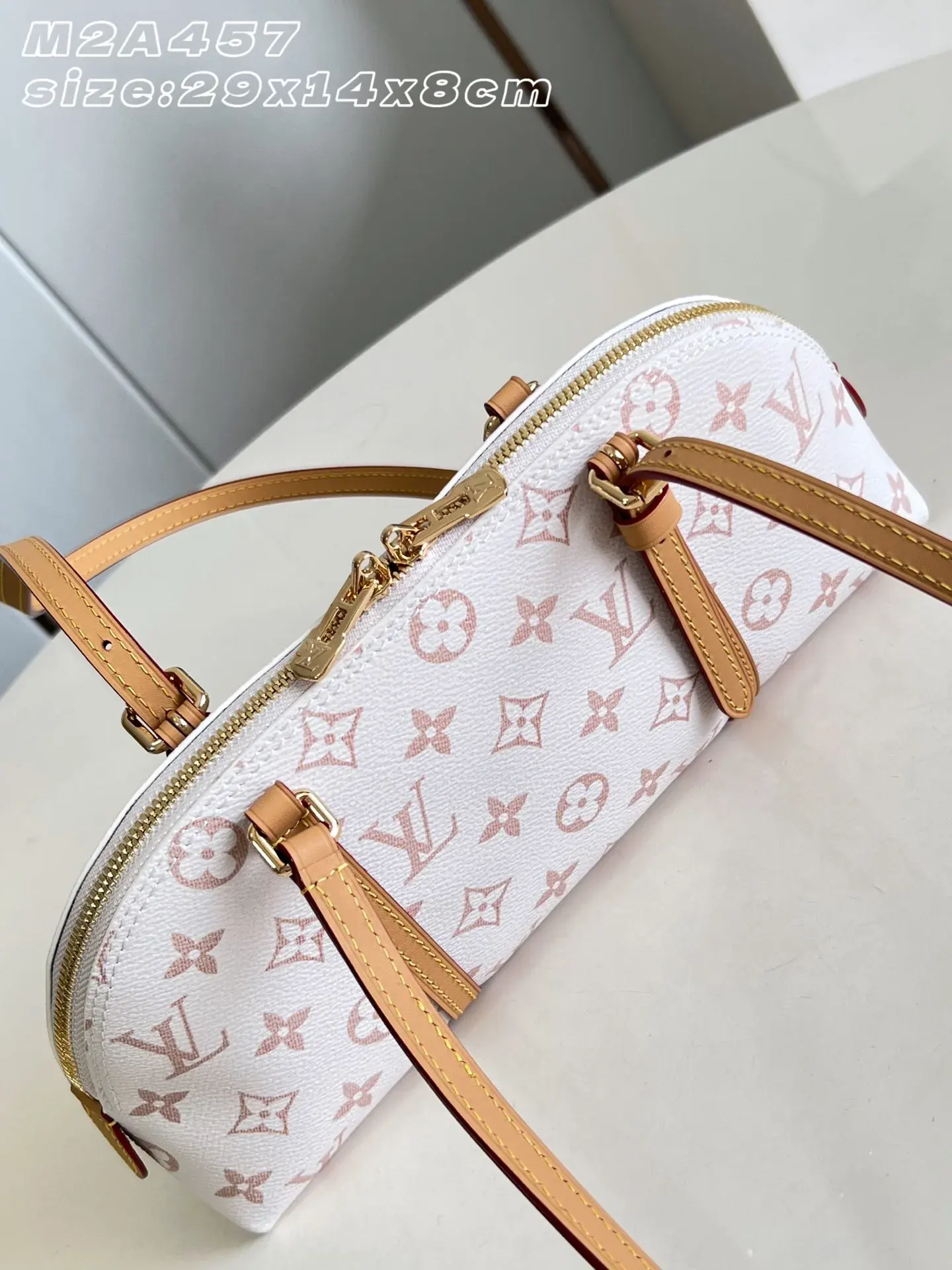 Louis Vuitton Red Alma Canvas and Leather Shoulder Bag product photo from LabelPicks