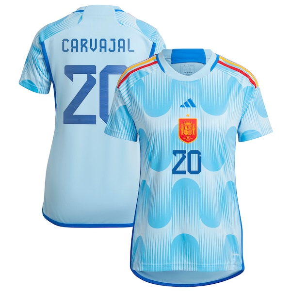 Daniel Carvajal Spain National Team adidas Women's 2022/23 Away Replica Jersey - Blue