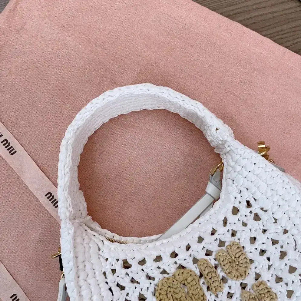 Miu Miu Woven Leather Hobo Bag product photo from LabelPicks