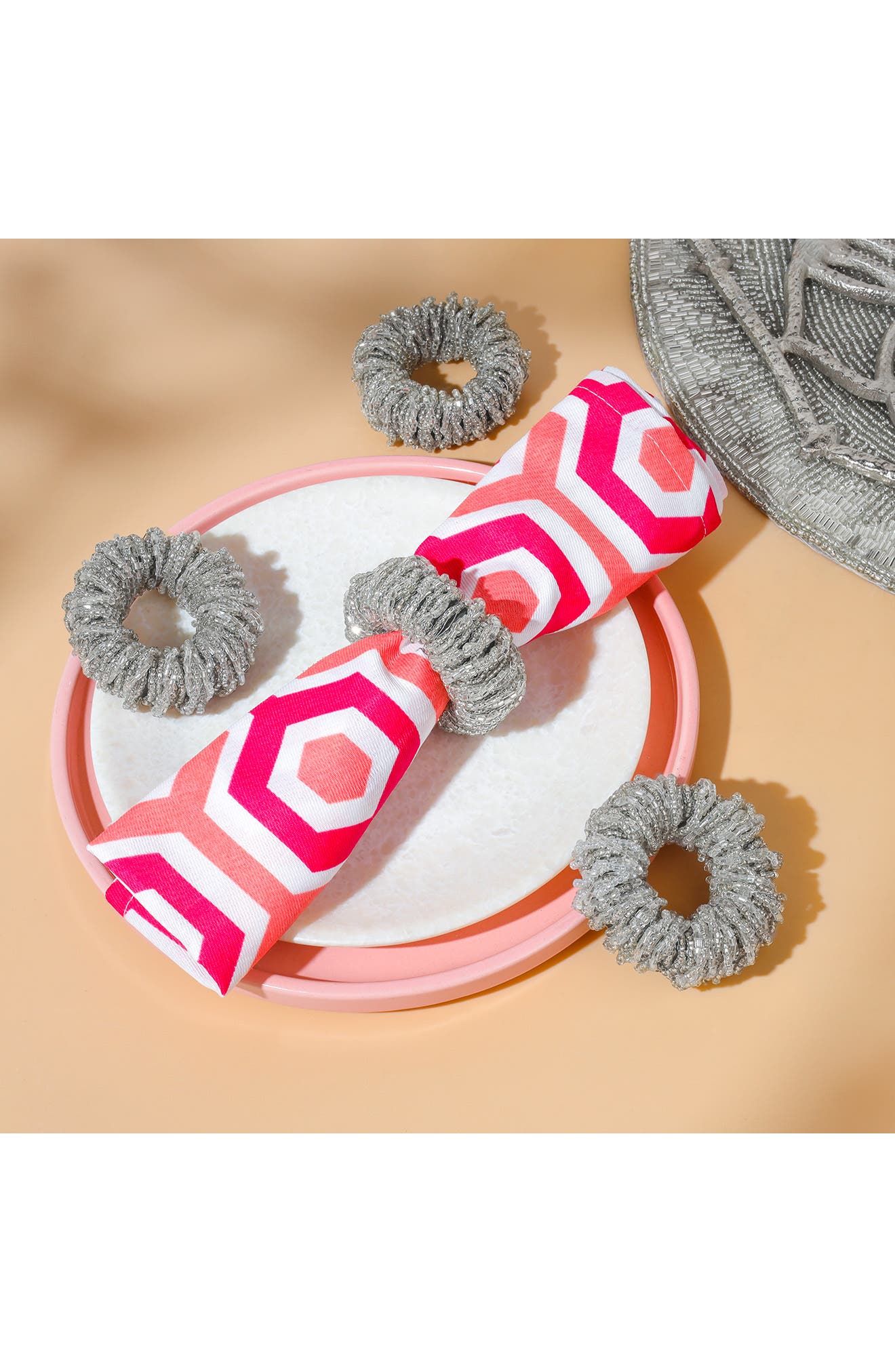 Tiramisu Eclipse Loop Set of 4 Napkin Rings