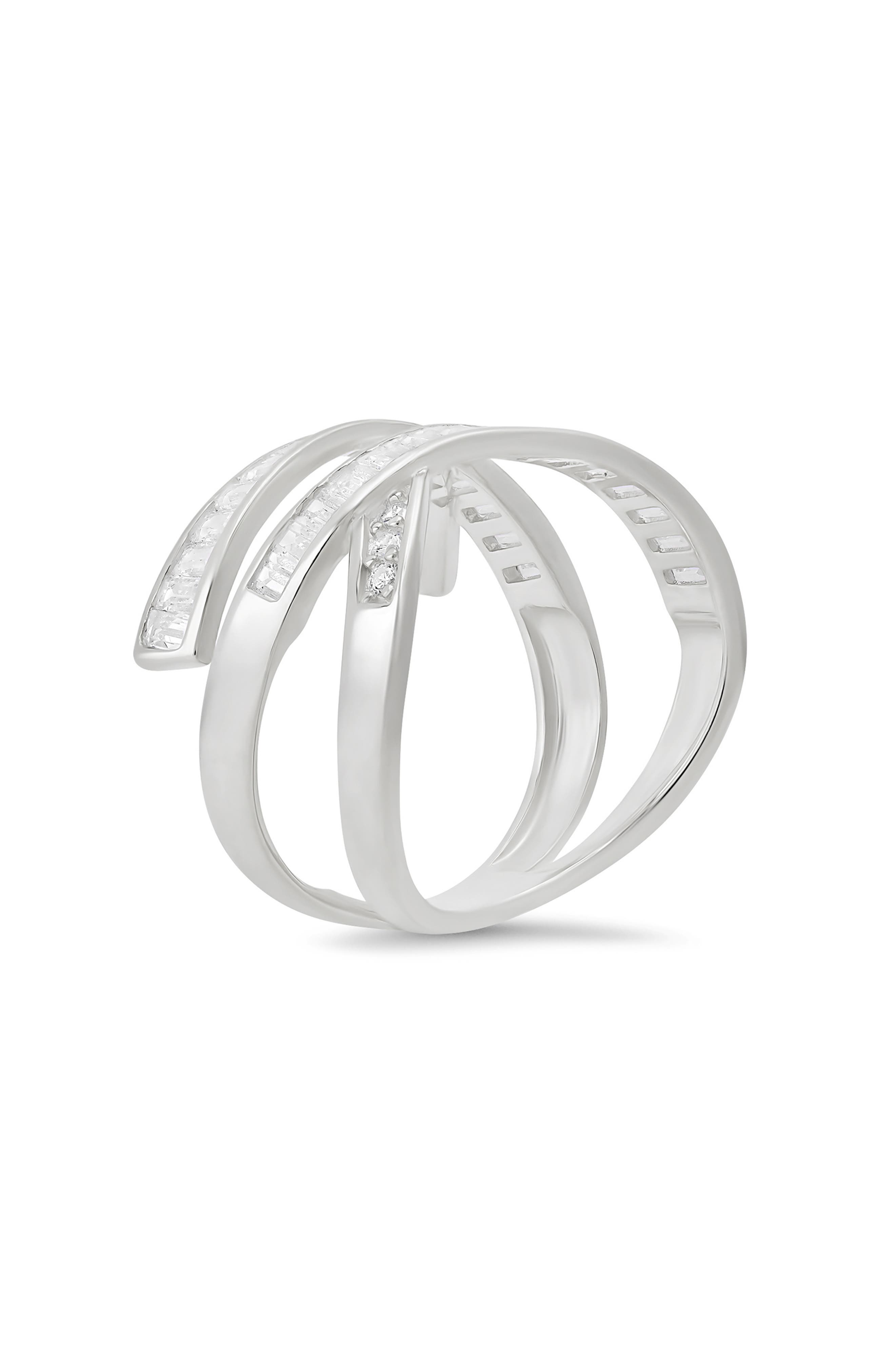 Queen Jewels Cubic Zirconia Highway Statement Ring