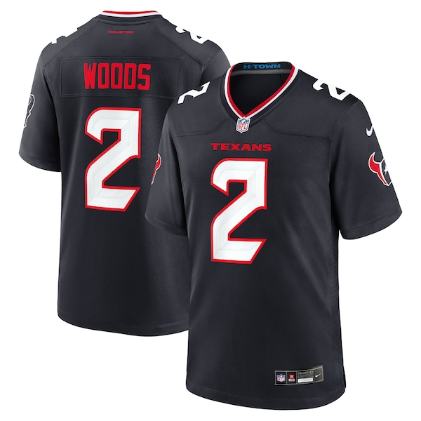 Robert Woods Houston Texans Nike Team Game Jersey -  Navy
