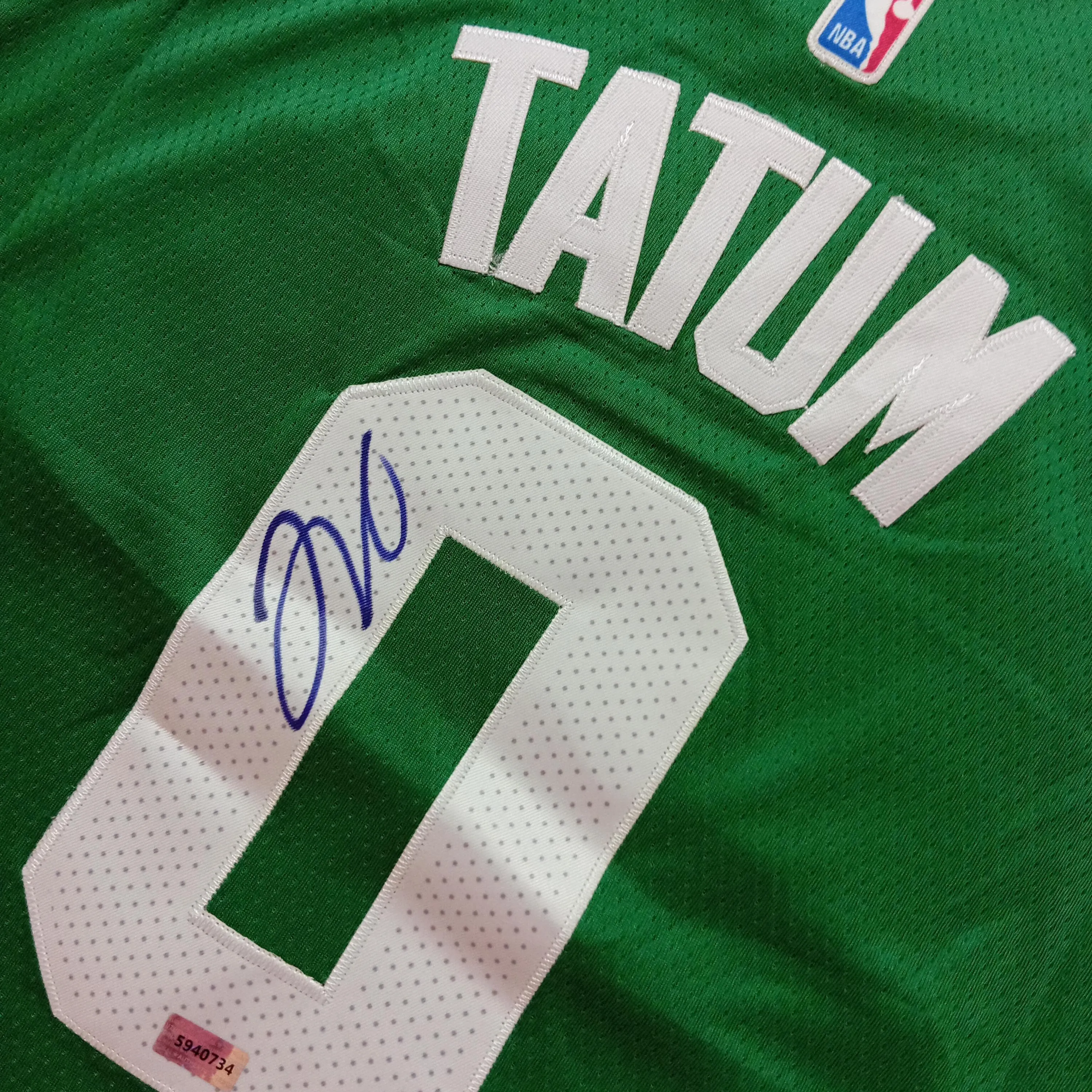 Jayson Tatum Signed Autographed Boston Seltics #0 Basketball Jersey with COA from Globalcoa