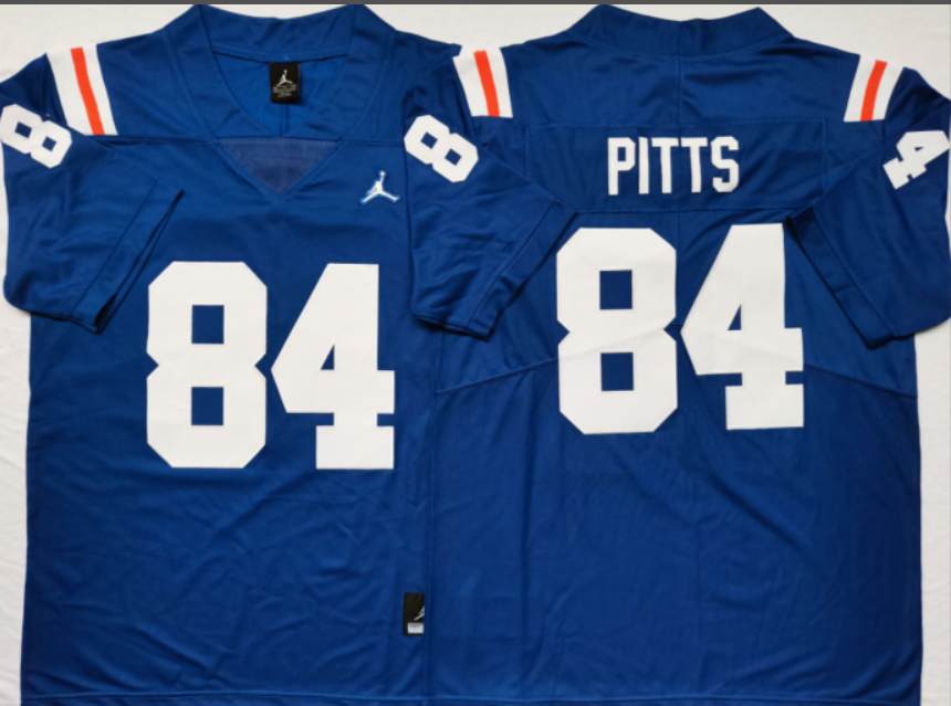 Kyle Pitts NCAA Ole Miss Rebels Jordan Band Vapor Limited Jersey