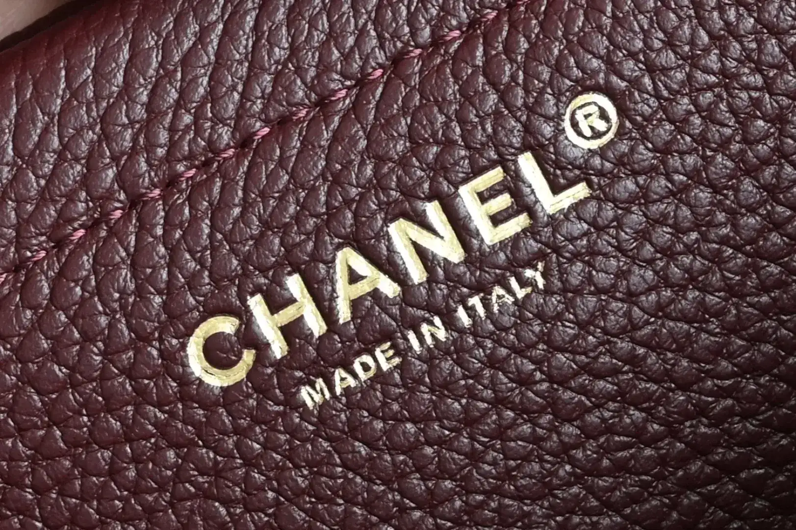 Chanel Burgundy Calfskin Top Handle Bag product photo from LabelPicks