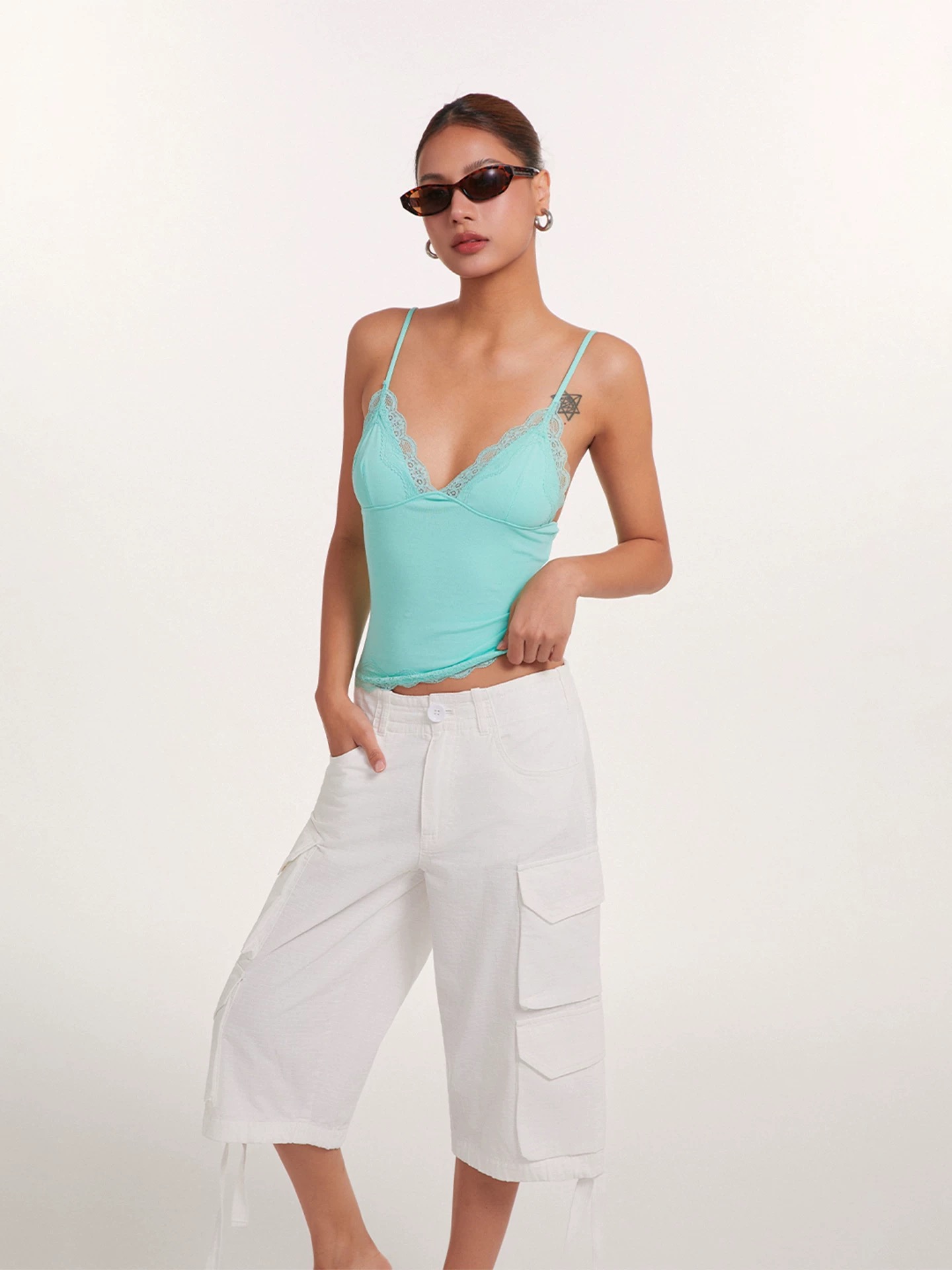 New Straight wide-leg pants