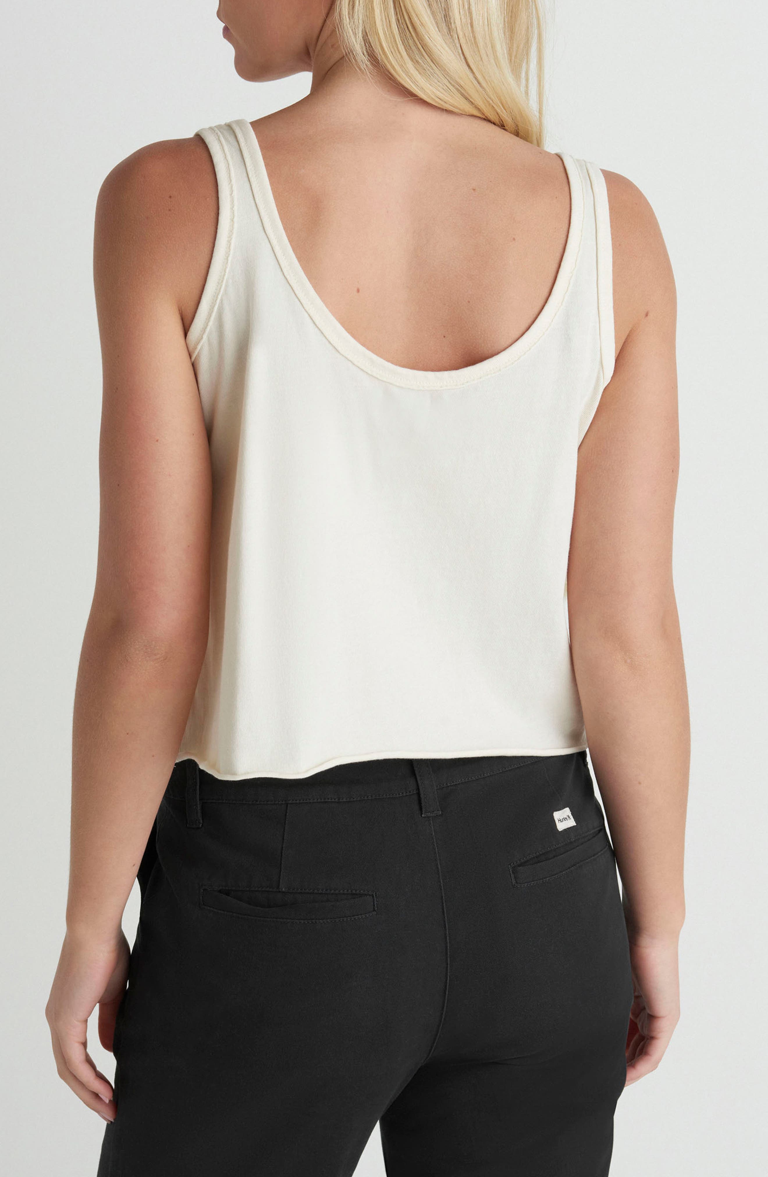 Hurley California Crop Cotton Jersey Tank
