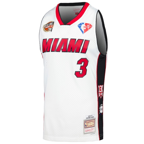 Dwyane Wade Miami Heat Unisex Hall of Fame Class of 2023 Throwback Swingman Jersey - White