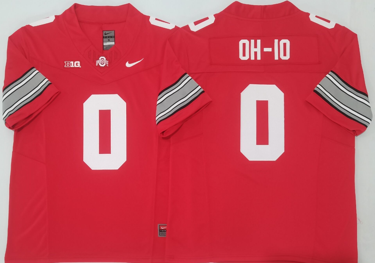 OH-10 NCAA Ohio State Buckeyes Nike Vapor Limited Jersey