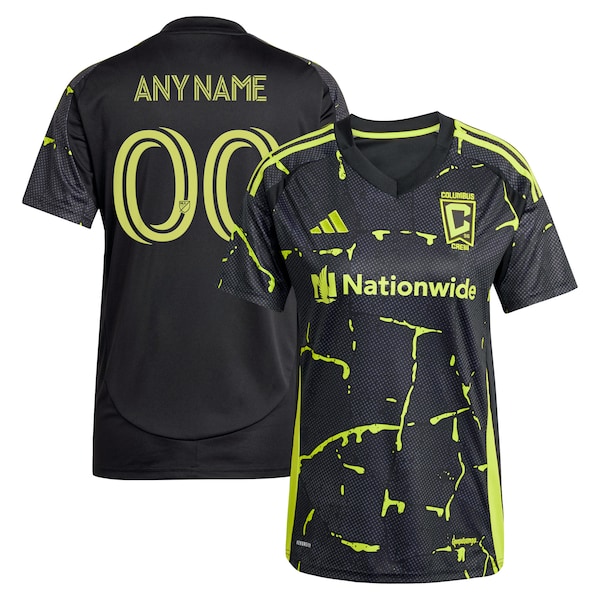 Columbus Crew adidas Women's 2025 The Goosebumps Kit Replica Custom Jersey - Black