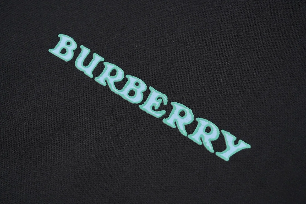 Burberry Black Front Letter Back Knight Print T-Shirt product photo from LabelPicks