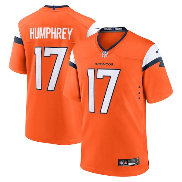 Lil'Jordan Humphrey Denver Broncos Nike Team Game Jersey -  Orange
